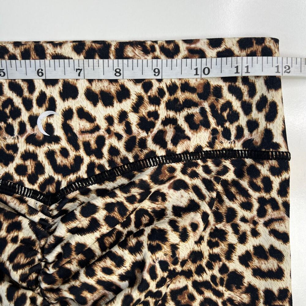 ZYIA Active Brilliant Leopard Animal Print Scrunch Booty Shaping Leggings Sz 6-8 - Picture 6 of 11